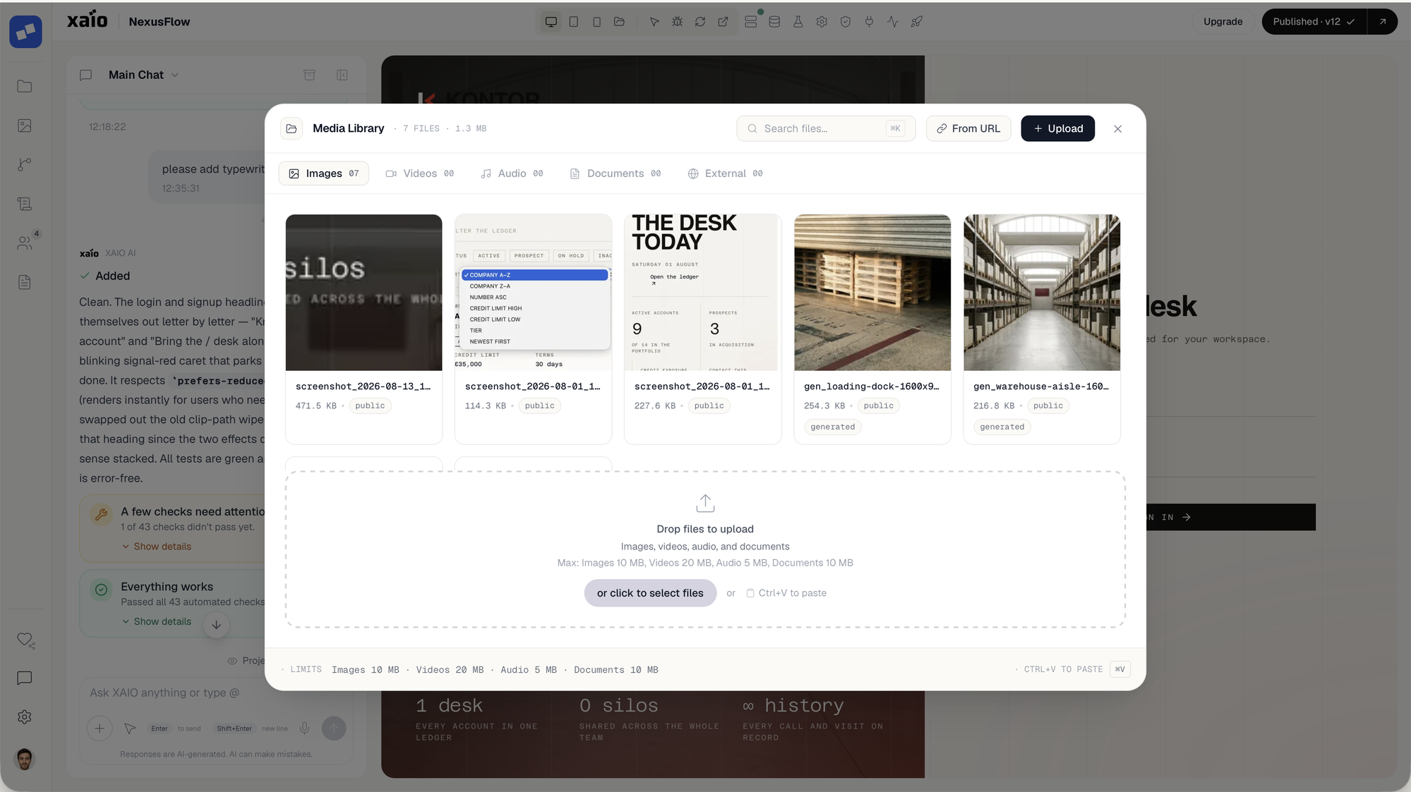 Airbuild — media library