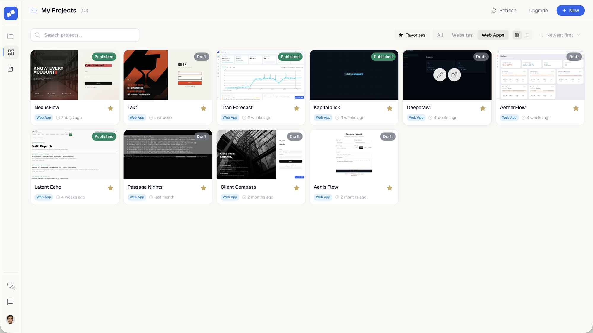 Airbuild — projects overview